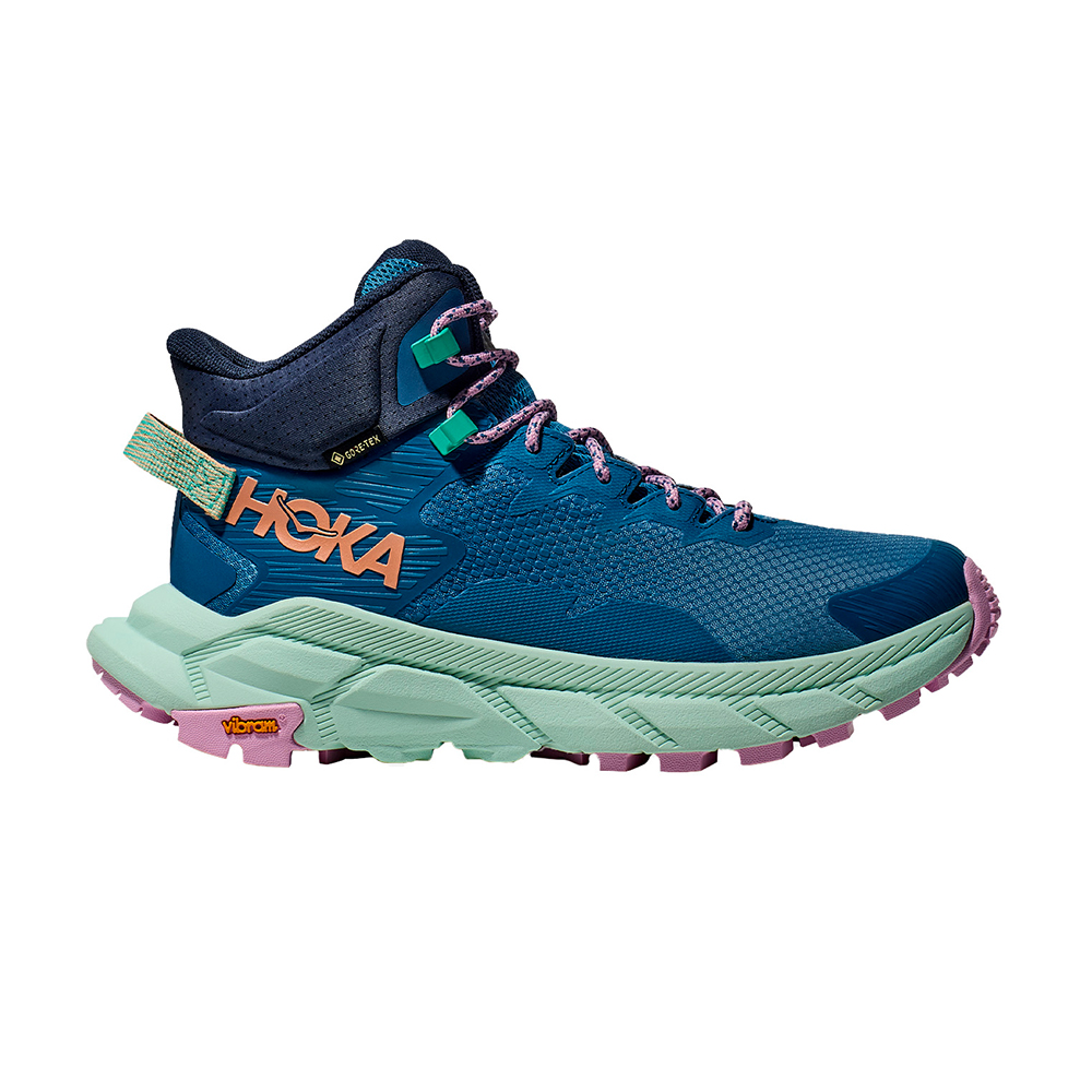 Кроссовки женские HOKA W TRAIL CODE GTX Foggy Night / Aqua Breeze