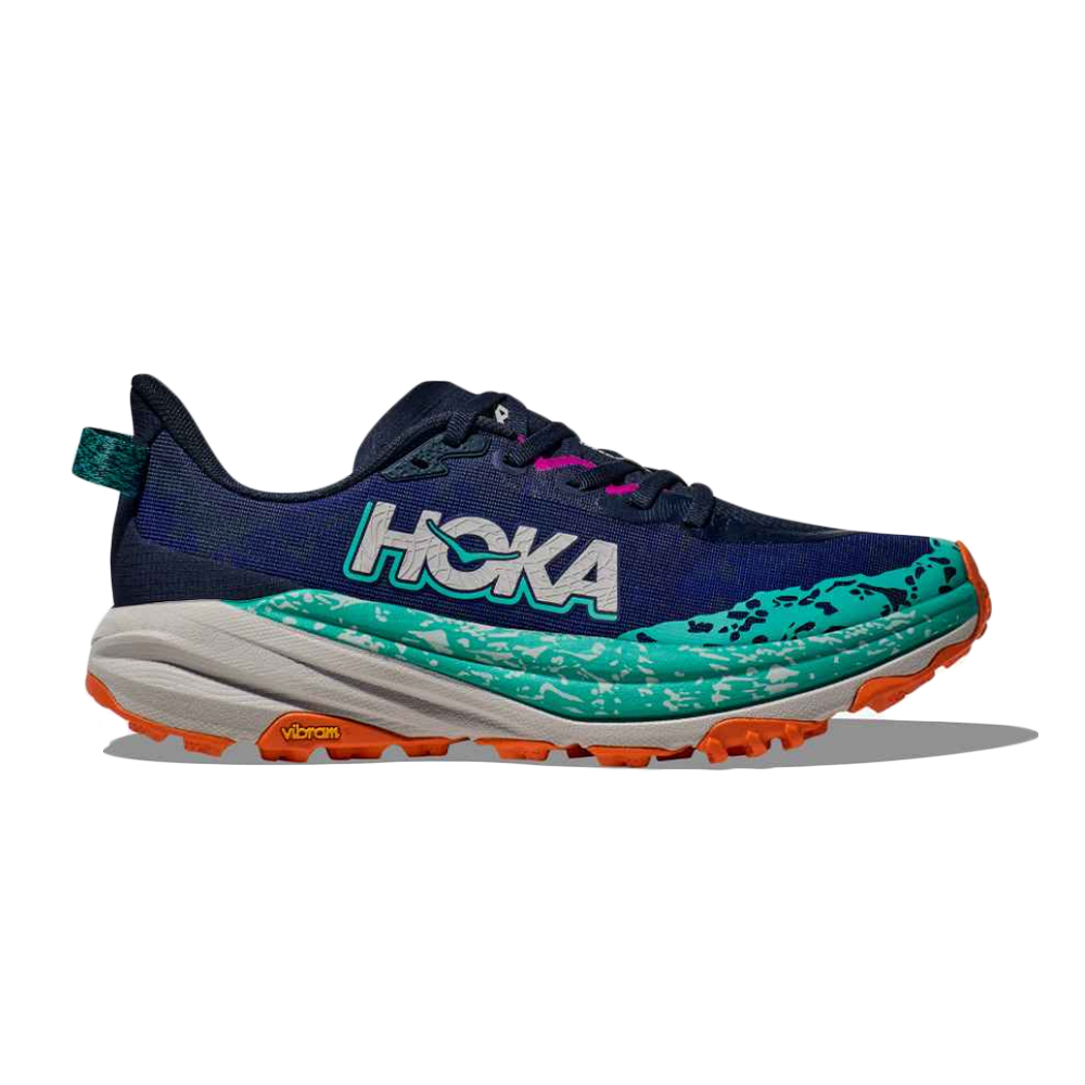Кроссовки женские HOKA W SPEEDGOAT 6 WIDE Varsity Navy / Meteor