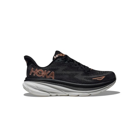 Кроссовки женские HOKA W CLIFTON 9 WIDE Black / Rose Gold