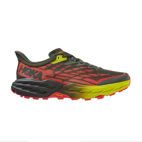 Кроссовки мужские HOKA M SPEEDGOAT 5 WIDE Thyme / Fiesta