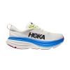 Кроссовки мужские HOKA M BONDI 8 WIDE Blanc De Blanc / Virtual Blue Retail