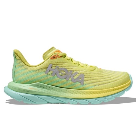 Кроссовки женские HOKA W MACH 5 Citrus Glow / Lime Yellow