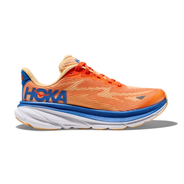 Кроссовки для подростков HOKA Y CLIFTON 9 YOUTH Vibrant Orange / Impala