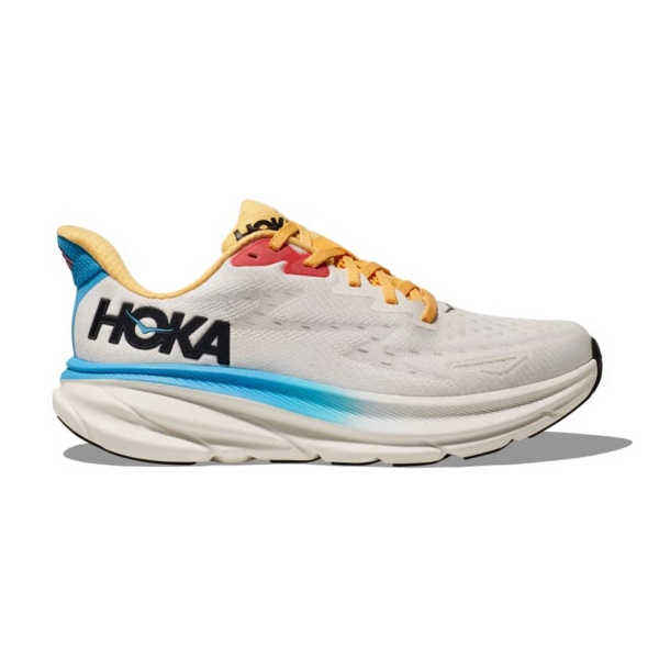 Кроссовки женские HOKA W CLIFTON 9 Blanc De Blanc / Steel Wool