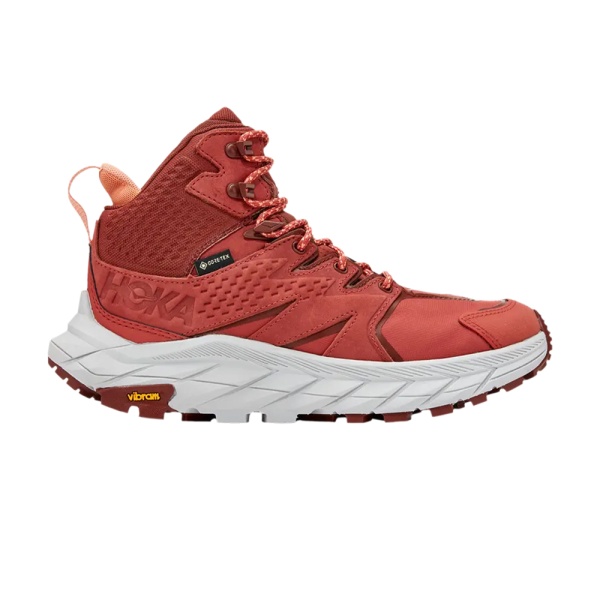 Кроссовки женские HOKA W ANACAPA MID GTX Hot Sauce / Cherry Mahogany