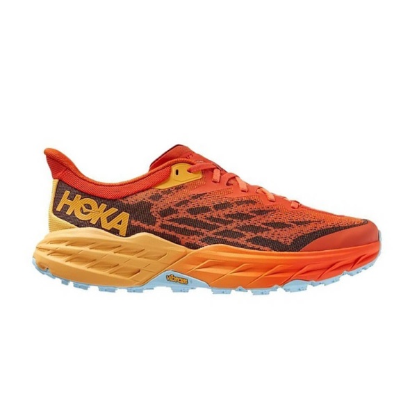 Кроссовки мужские HOKA M SPEEDGOAT 5 WIDE Puffins Bill / Amber Yellow