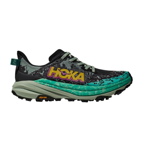 Кроссовки женские HOKA W SPEEDGOAT 6 Black / Aloe Vera