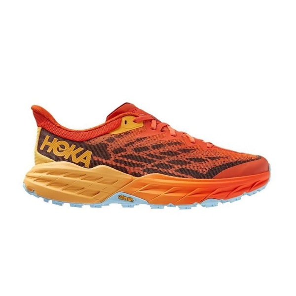 Кроссовки мужские HOKA M SPEEDGOAT 5 WIDE Puffins Bill / Amber Yellow