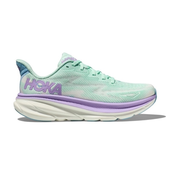Кроссовки женские HOKA W CLIFTON 9 WIDE Sunlit Ocean / Lilac Mist
