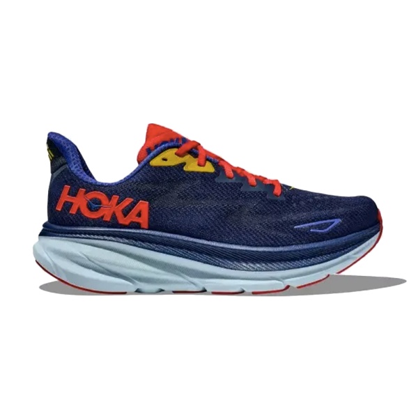 Кроссовки мужские HOKA M CLIFTON 9 WIDE Bellwether Blue / Dazzling Blue
