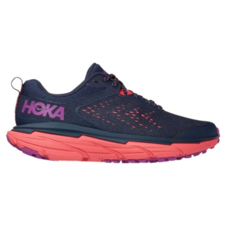 Кроссовки женские HOKA W CHALLENGER ATR 6 WIDE Black Iris / Hot Coral