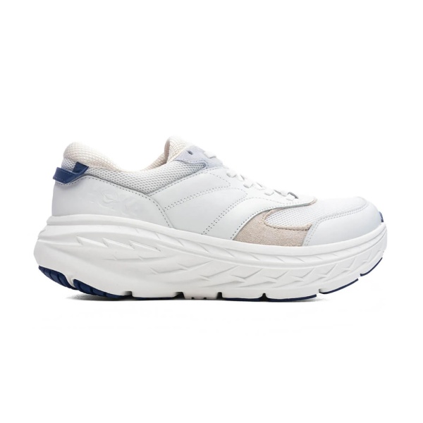 Кроссовки мужские HOKA U BONDI L White / Bellwether Blue